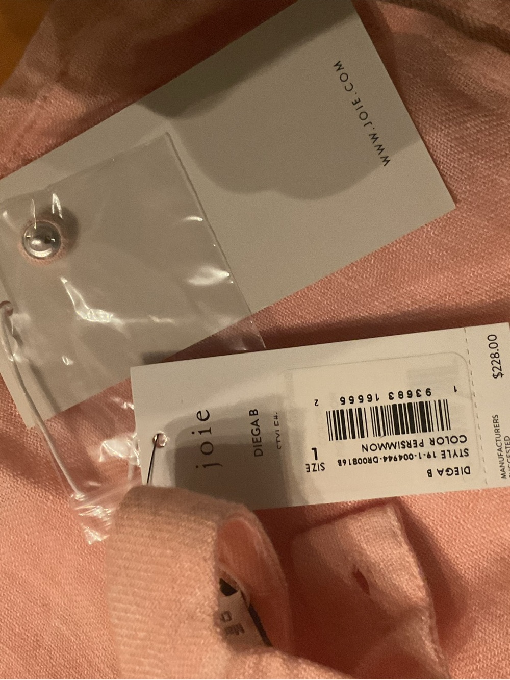 Joie x Revolve Pink Linen Diega B Dress - Picture 7 of 7